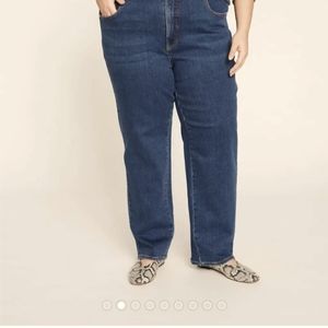 Universal Standard 34W High waist straight leg